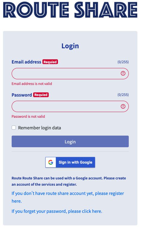 Login