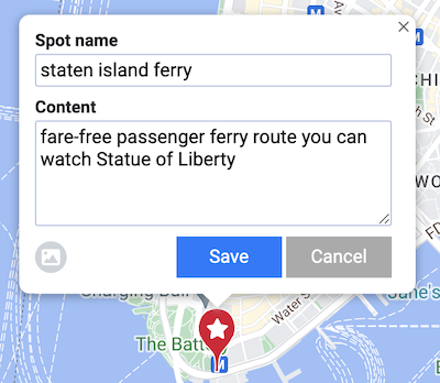 Text spot
