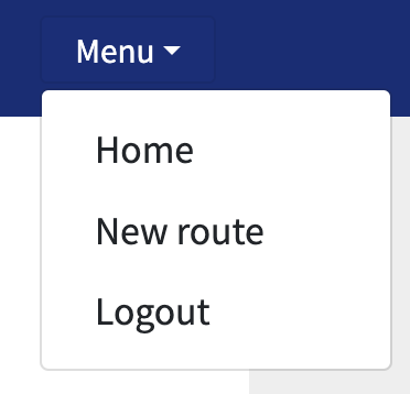 Create a new route