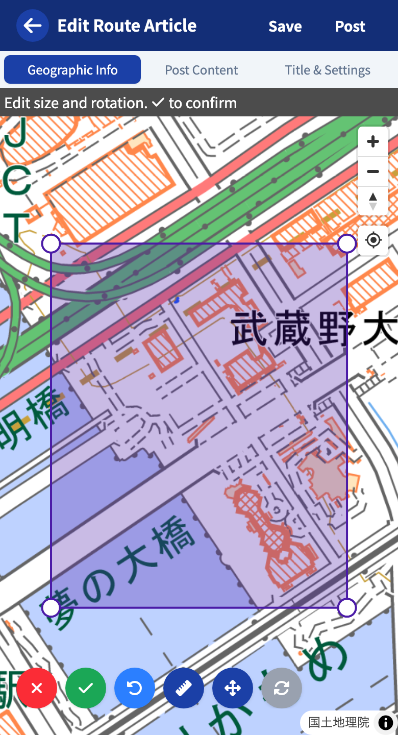 Changing a square's size and rotation