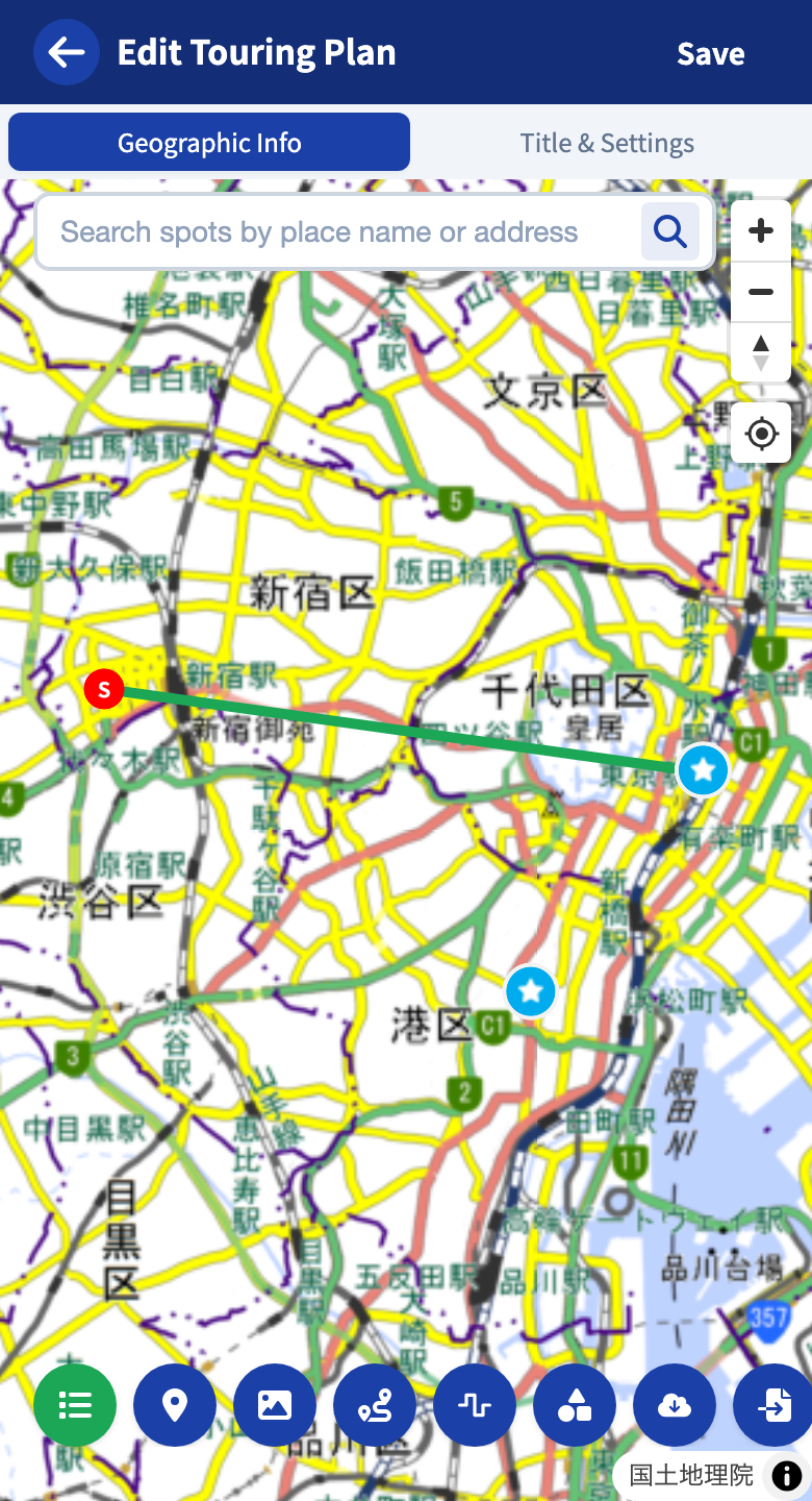 The Geographic Info tab