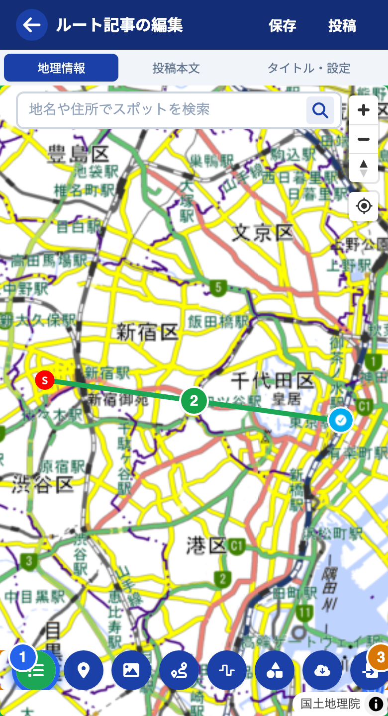 地図エディタの構成